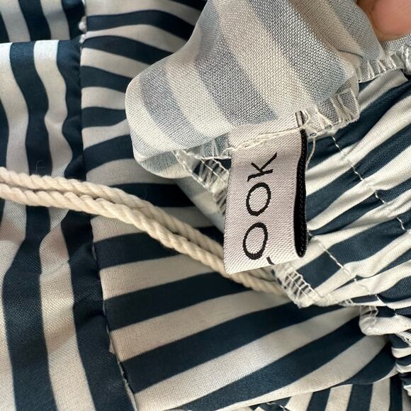 Misslook stripe long drawstring maxi tassel skirt Size S - Picture 4 of 8